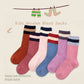 Howjojo Big Girls Wool Socks Kids Warm Socks Winter Thermal Crew Socks 6 Pack 8-10 Years