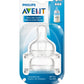 Philips Avent Anti-Colic Nipple, Clear, Medium Flow, 2 Count (Pack Of 1), (Scf423/27)
