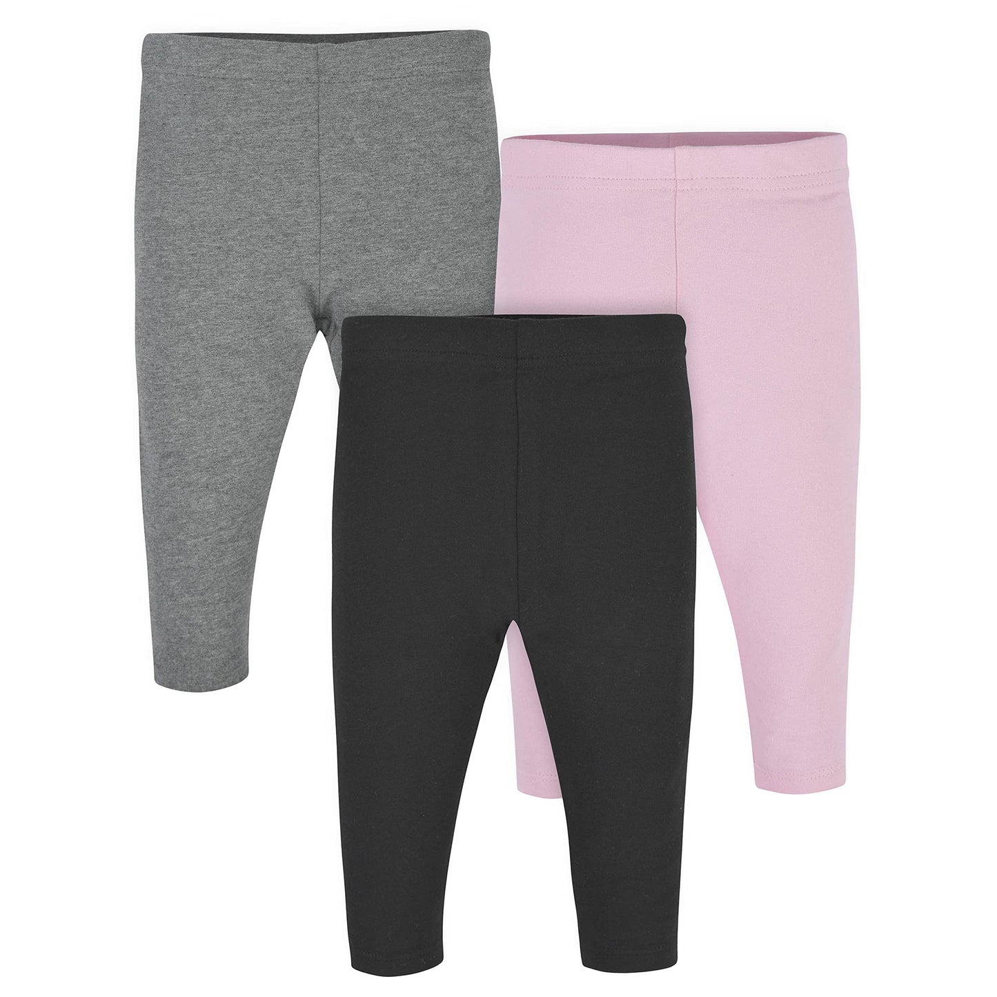 Gerber Baby Girl'S Toddler Multi-Pack Premium Leggings, Pink/Black, 0-3 Months