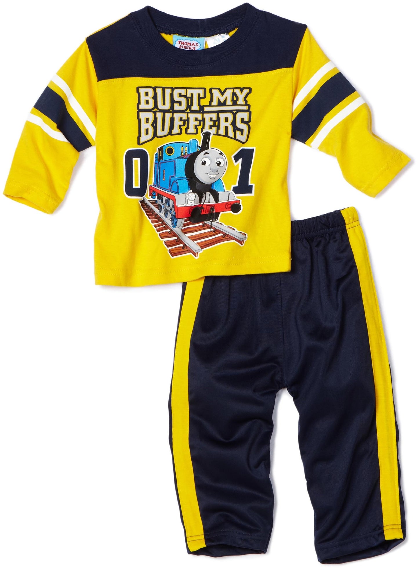 Children'S Apparel Network Baby-Boys Infant Bust My Buffers Clothing Set, Yellow, 18 Months