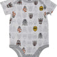Star Wars Baby Boys 5 Pack Bodysuits Darth Vader Chewbacca Storm Trooper 24 Months