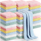 Newwiee 50 Pack Baby Burp Cloths 20''X10'' Absorbent Burping Cloths For Girl Boy Large Baby Rags Towels For Newborn Essential(Co