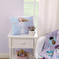 Disney Frozen Winter Cheer Lavender, Aqua And White Elsa Decorative Toddler Pillow