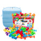 ODELA Genius Suckers 155Pcs Suction Toy Kids Sensory Toys - Baby Toy Suckers Building Toys - STEM Development Sucker Toys for Ki
