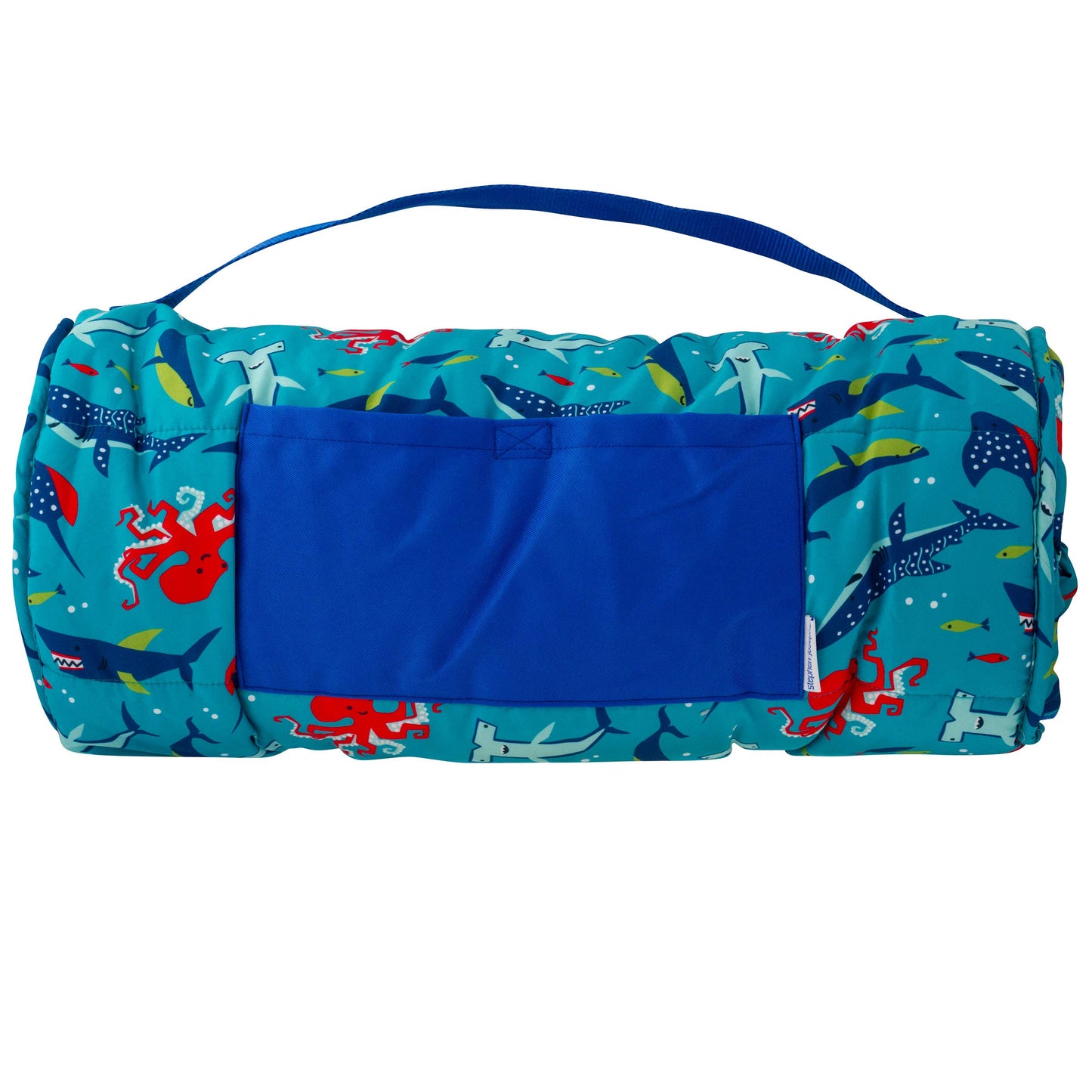 Stephen Joseph All Over Print Nap Mat, Blue Shark, Os