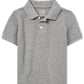 The Children'S Place Baby Boys And Toddler Boys Short Sleeve Pique Polo, Smoke, 18-24 Months