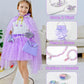 Phobby Princess Dress Up For Girls Aged 3 4 5 6, Light-Up Princess Cape & Skirt With Purse & Gloves, Girl Costume For Party Chri