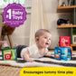Baby Einstein Alpha Stacks Soft Blocks, Multisensory and Lightweight, Ages 3 Months and Up