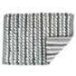 Dii Ultra Soft Chenille Bath Mat, Chunky Popcorn Bath Rug, 17X24', Gray Stripe