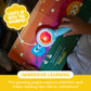 Glo Pals Blair Bath & Bedtime Bundle - Light Up Bath Toy with 1 Interactive Book, 2 Light Cubes & 1 Magic Magnifier - Toddler Ba