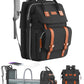 ISMGN Diaper Bag Backpack with Changing Station, Large Diaper Bag, Baby Bag, Multifunctional Diaper Bag, Black