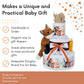 Lil' Baby Cakes Fox Diaper Cake - Adorable Fox-Themed Baby Boy Gift With Size 1 Diapers - Perfect For Baby Showers With Fox Plus