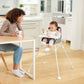 Regalo My High Chair Portable Travel Fold & Go Highchair, Indoor And Outdoor, Bonus Kit, Includes Tray With Cup Holder, Grey