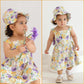 Toddler Girl Dress Baby Girl Summer Clothes Purple Sleeveless Dresses Casual Boho Halter Sundress Toddler Outfits 18-24 Month Gi