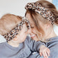 Ddnfo Mom And Baby Headbands Leopard Headwraps Infants Hair Bands(F13) (A-Leopard Headwraps)