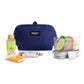 Packit Freezable Snack Bag, True Blue, Built With Ecofreeze Technology, Foldable, Reusable, Zip Closure, Designed For Keeping Sn