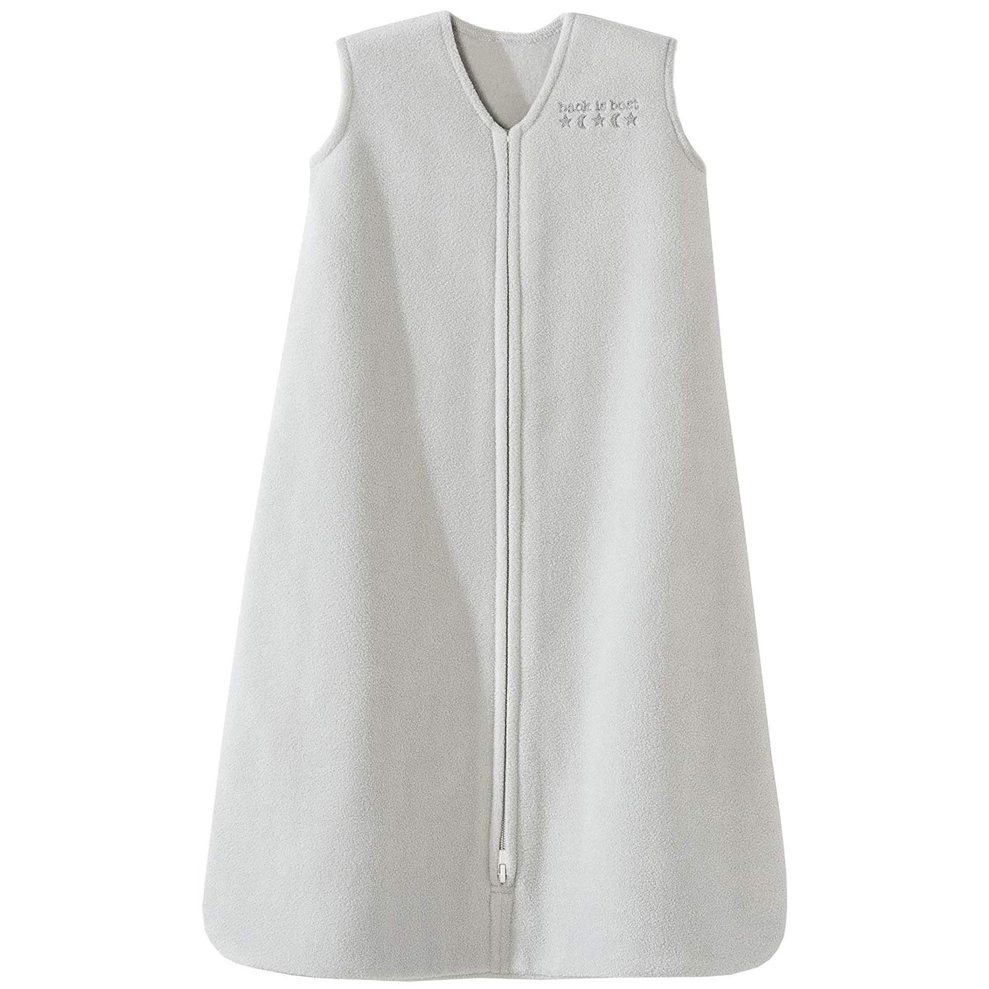 HALO Sleepsack Micro-Fleece Wearable Blanket, TOG 1.0, Grey, X-Large