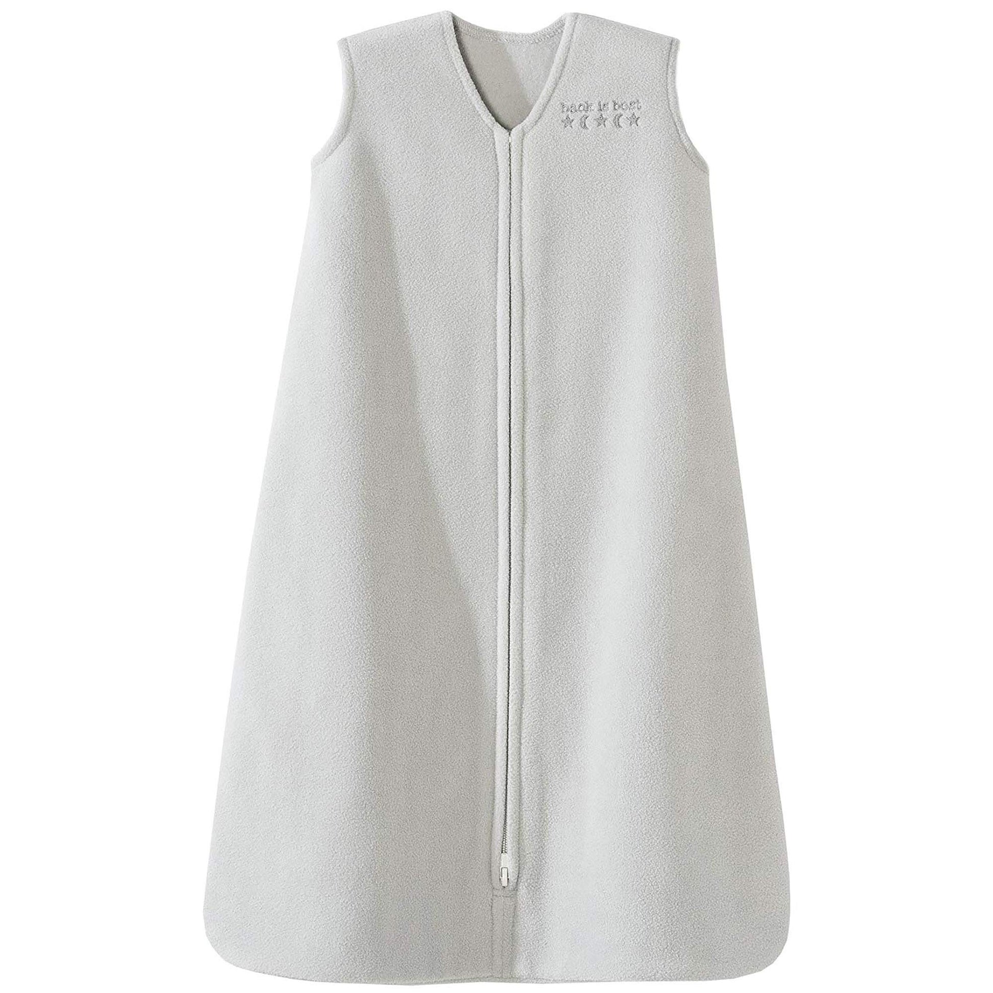 HALO Sleepsack Micro-Fleece Wearable Blanket, TOG 1.0, Grey, X-Large