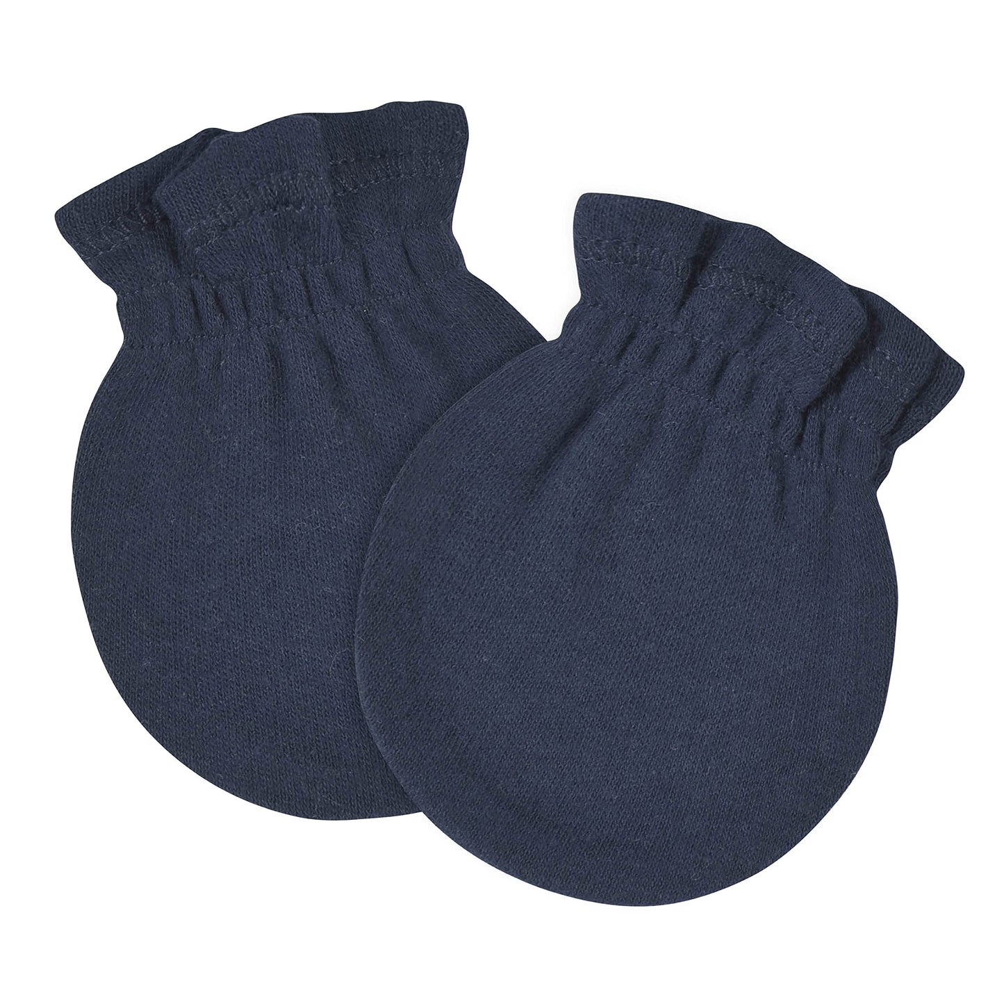 Gerber Baby 8-Pack Scratch Mittens, Navy/Gray/White, 0-3 Months (12-Pack)