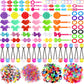 1184 Pcs Hair Accessories For Girls Self Hinge Girls Hair Barrettes Baby Hair Ties Elastic Hair Bands Assorted Elastic Ponytail