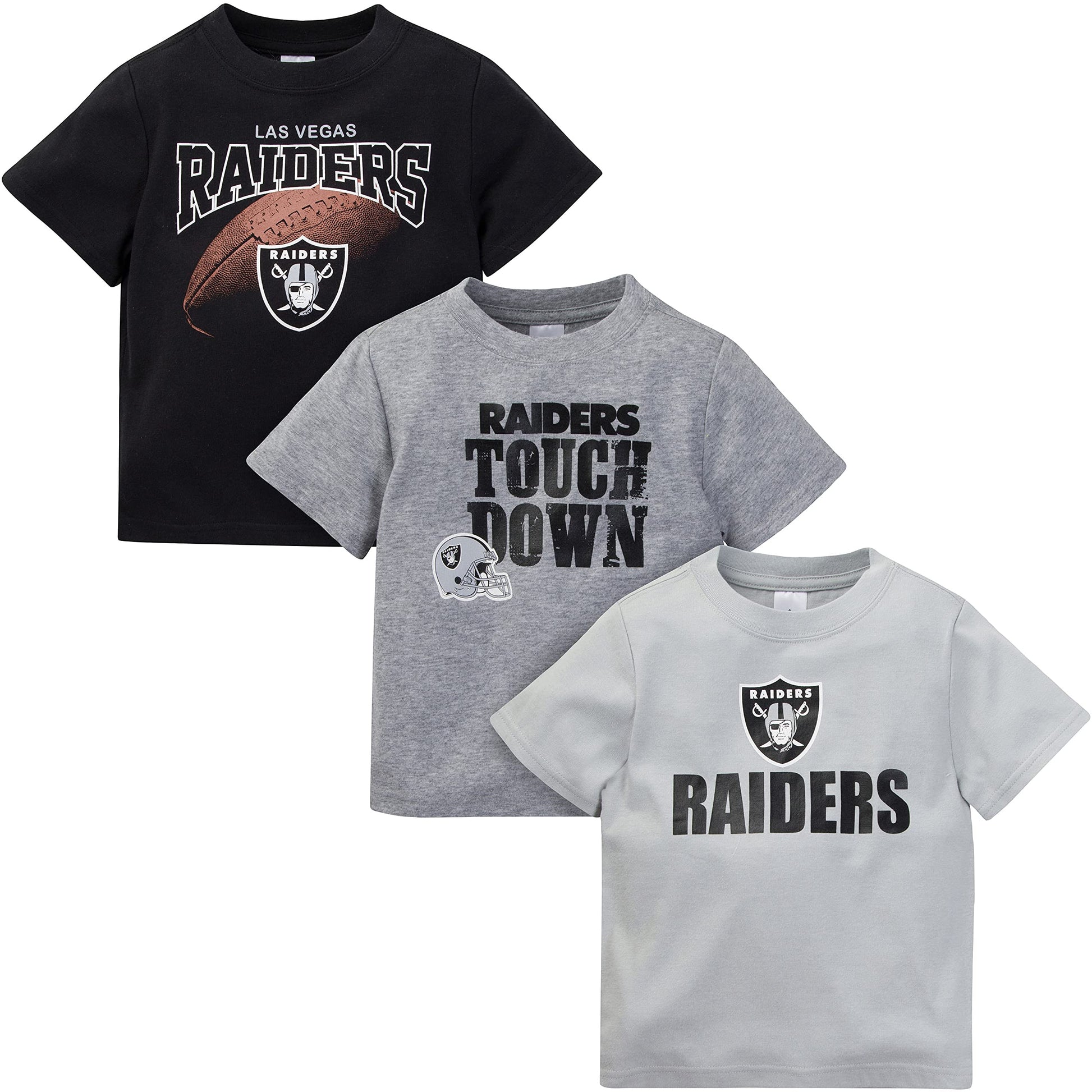 Nfl Baby Boys Team Fan Tee 3 Pack Short Sleeve Tshirt, Team Color, 2T Us