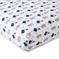 Levtex Baby Trail Mix 5Pc Woodland - Animals - Blue, Grey, White - Toddler Set - Kids Bedding - Reversible Quilt, Fitted Sheet,