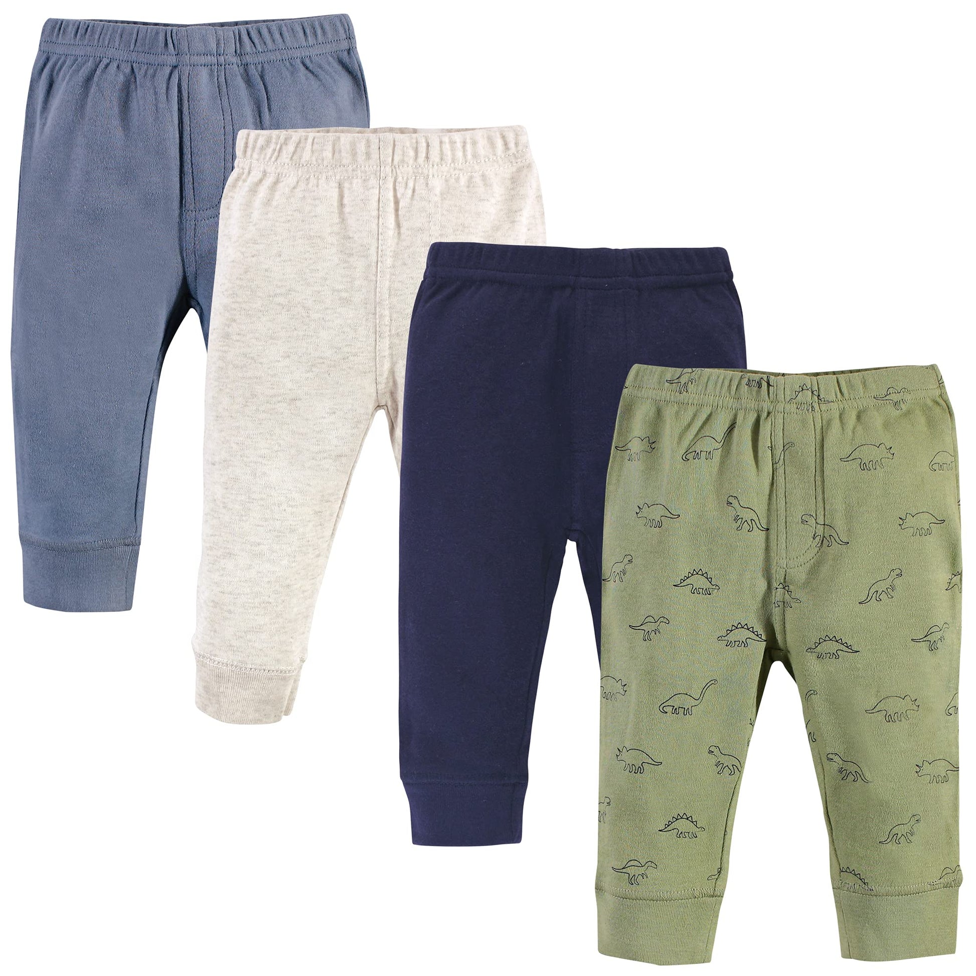 Touched By Nature Unisex Baby Organic Cotton Pants, Dino, 12-18 Months