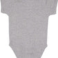 Rabbit Skins Baby Soft Short-Sleeve Bodysuit (4400) Heather, 0-3 Months