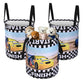 Urbane Home Pack of 3 Foldable 45L Toys Organizer for Kids Room  Soft Toys Storage Bag/Basket/Container with Handles | Disney C