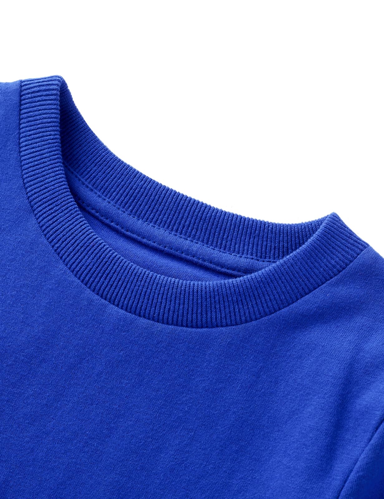 Cosland Toddler Solid Color Short Sleeves T-Shirt, Blue, 4T