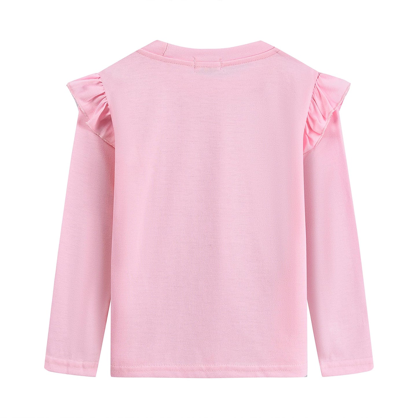 Cm-Kid Valentine'S Day Shirts For Toddler Girl Little Girls Pink Crewneck Pullover Tops Baby Hearts Print Sweatshirt Clothes 5-6