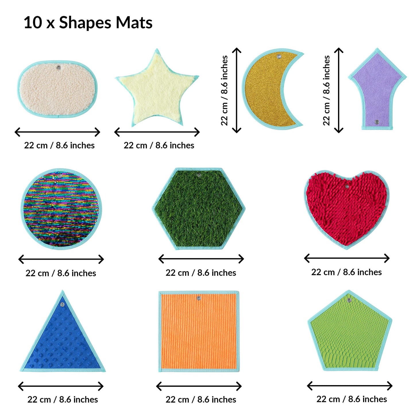 ODOXIA Sensory Mats for Autistic children  Sensory Tiles for Kids  Sensory Wall Panel  Sensory Mats (Shapes)  Sensory Toys  Sens