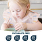 Tiny Twinkle Mess-Proof Baby Bib - Waterproof Bib For Baby Girl - Machine Washable - Adjustable Closure - Pvc Bpa & Phthalate Fr