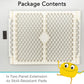 Toddleroo by North States - Superyard 2-Panel Extension: 65.5 Inch Play Yard Extension - Works with Superyard Playpens - Ivory