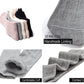 Epeius 5 Pair Pack Baby Girls Boys Uniform Knee High Socks Tube Ruffled Stockings Infants And Toddlers For 6-12 Months,Black Whi