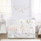 Sweet Jojo Designs Blush Pink, Gold And Grey Star And Moon Playmat Tummy Time Baby And Infant Play Mat For Celestial Collection