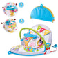 Yookidoo Baby Gym Lay To Sit-Up Playmat. 3-In-1 Newborns Activity Center With Tummy Time Toys, Pillow & Infant Miror. 0-12 Month