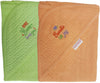 FancyAdda Branded Baby Hooded Towels (Pack of 2, 100% Soft Cotton) (Pink || Yellow)