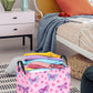 Huayee Rectangle Girls Gift Storage Bin Baby Laundry Hamper Fabric Organization Basket Toy Box Nursery Hamper For Clothes Toys W