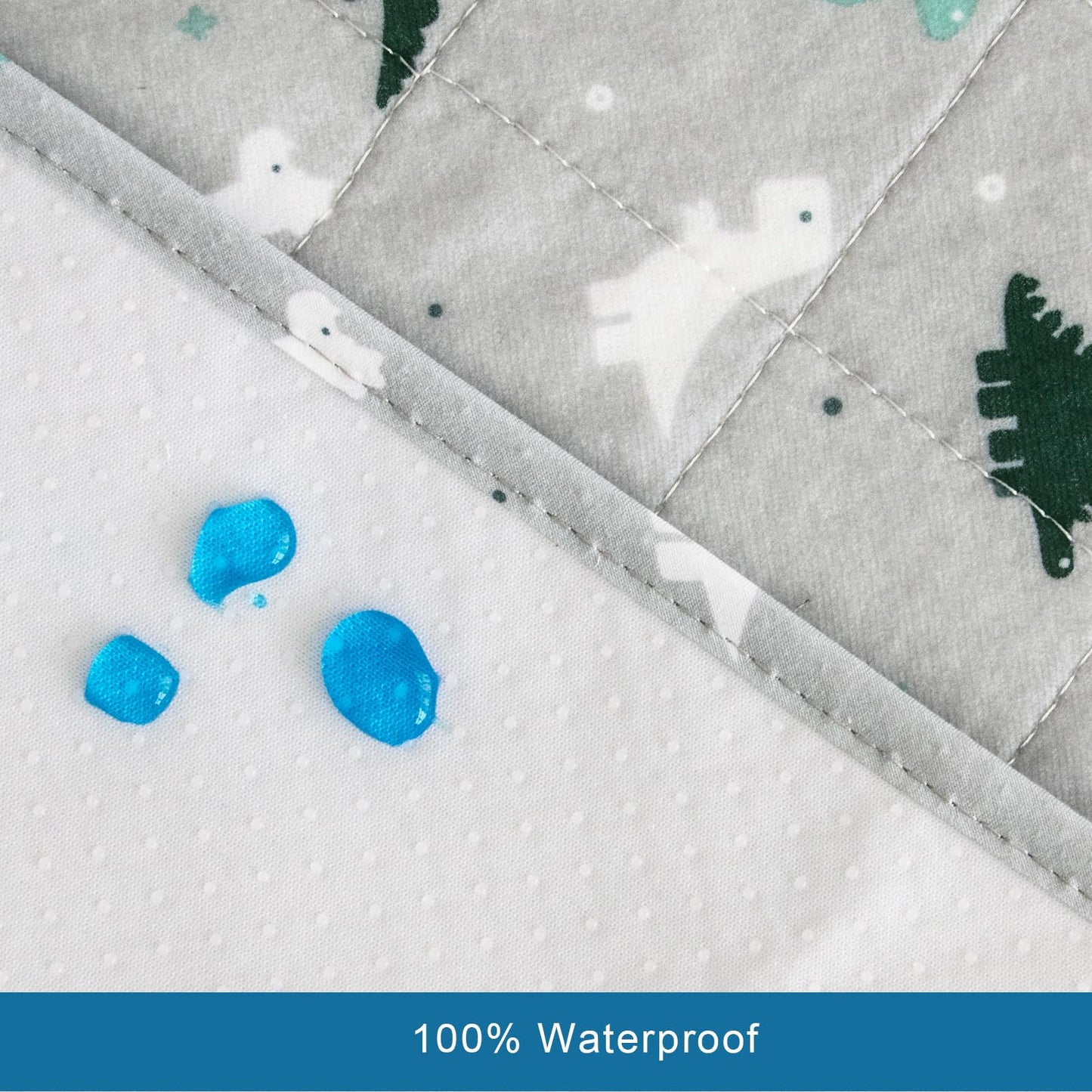 Potty Training Bed Pad 100% Waterproof, Bed Wetting Protection Pad For Twin And Toddler Beds, Reusable, Non Slip And Easy To Cha