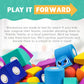 Blockaroo Magnetic Foam Bath Building Blocks - 50-Piece Trunk Set, Preschool Toys, Bathtub Toys, Sensory Toys, Engineering Toys