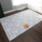 Baby Care Play Mat (Large, Sea Petals - Grey) 82 x 55 Original One-Piece Reversible Rollable Waterproof Play Mat for Infants