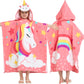 Joiedomi Kids Beach Towel  Unicorn Hooded Bath Towel  For Boys Girls 310 Years 30 X 30  Toddler Soft Absorbent Swim Pool T