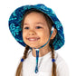Jan & Jul Foldable Cotton Bucket Hat For Toddler Kids, Uv Protection (L: 2-5T, Cool Tropical)