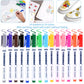 Goldge Dazzle At Baby Showers With A 44-Piece Diy Bib Decorating Kit. 24 Bibs, 6 Stencils, 14 Markers (24 Bibs)