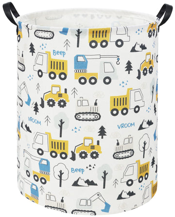 TIBAOLOVER Car Kids Laundry Basket Baby Hamper Car Toy Storage Bin for Boys Room Decor Baby Nursery Hamper Gift Baskets for Bedr