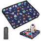 DREAMANIA Airplane Kids Travel Tray for Toddler Car Seat - Toddler Tray for Plane or Train - Travel Essential Must-Haves and Fly