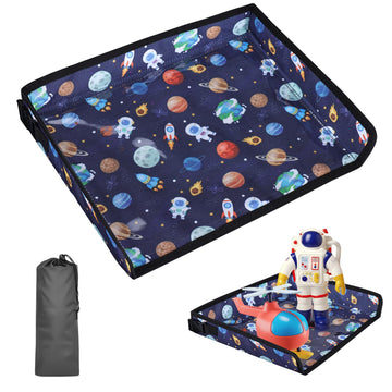 DREAMANIA Airplane Kids Travel Tray for Toddler Car Seat - Toddler Tray for Plane or Train - Travel Essential Must-Haves and Fly