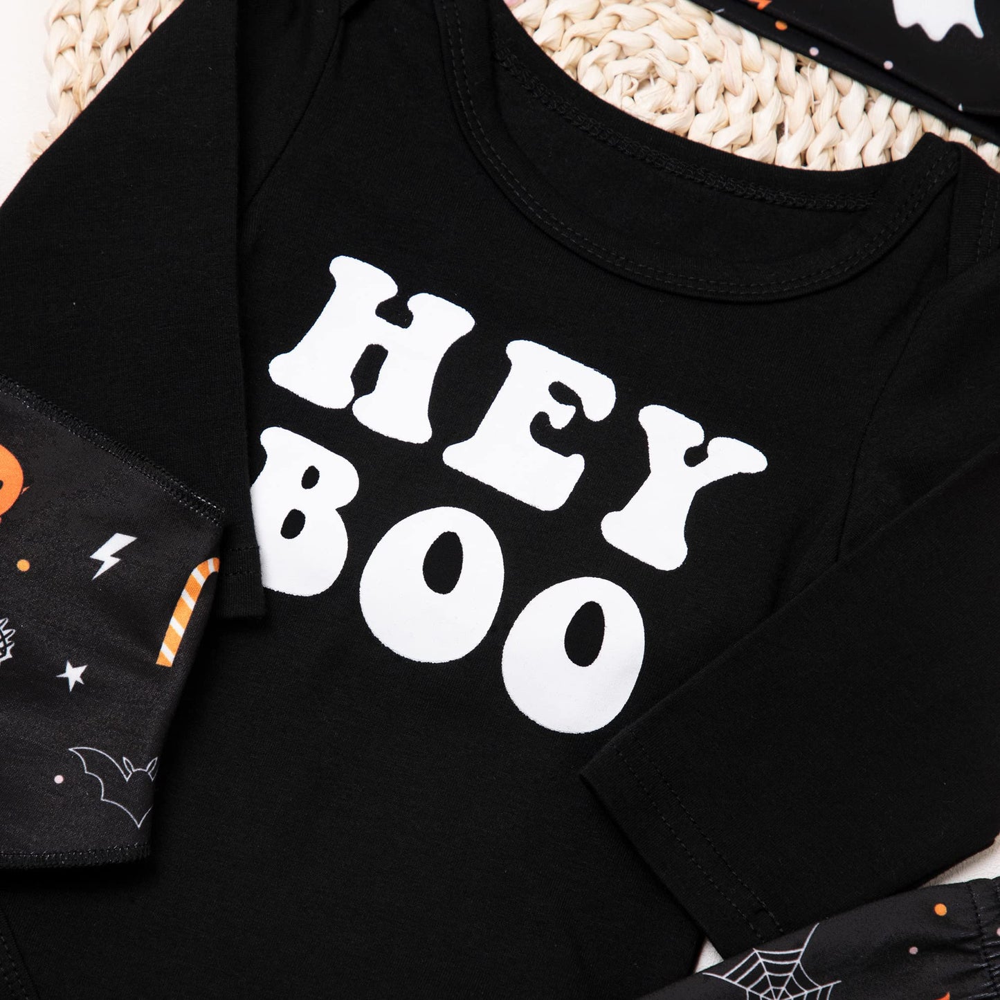 Abbence Baby Halloween Girls Boys Outfit Infant Long Sleeve Clothes Black 0-3 Months