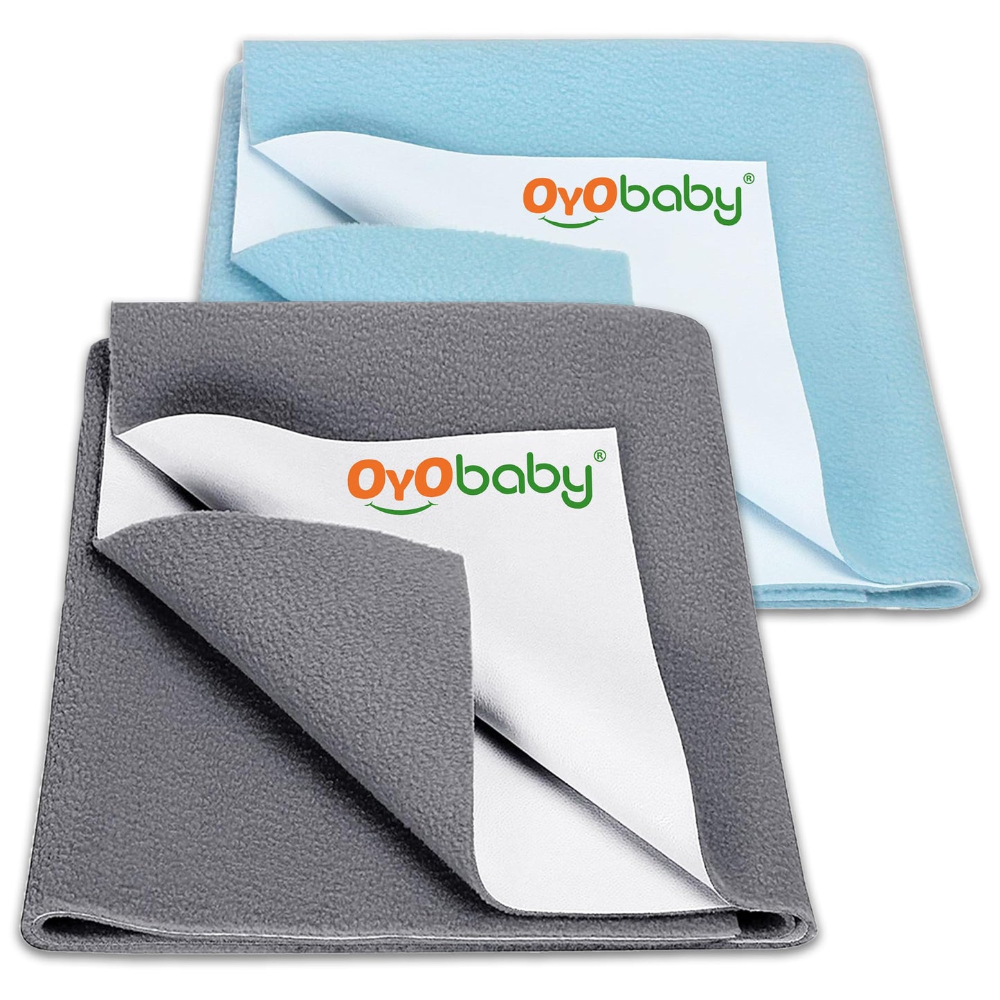 Oyo Baby Medium QuickDry Mattress Protectors Pack Of 2 | Waterproof Dry Sheets 10070 Cm | Soft, Breathable, AntiPilling For In